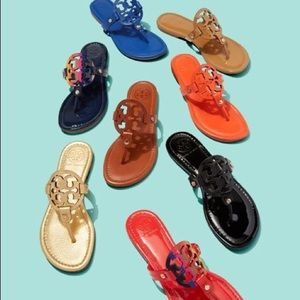 tory burch metal miller sandals 7.5